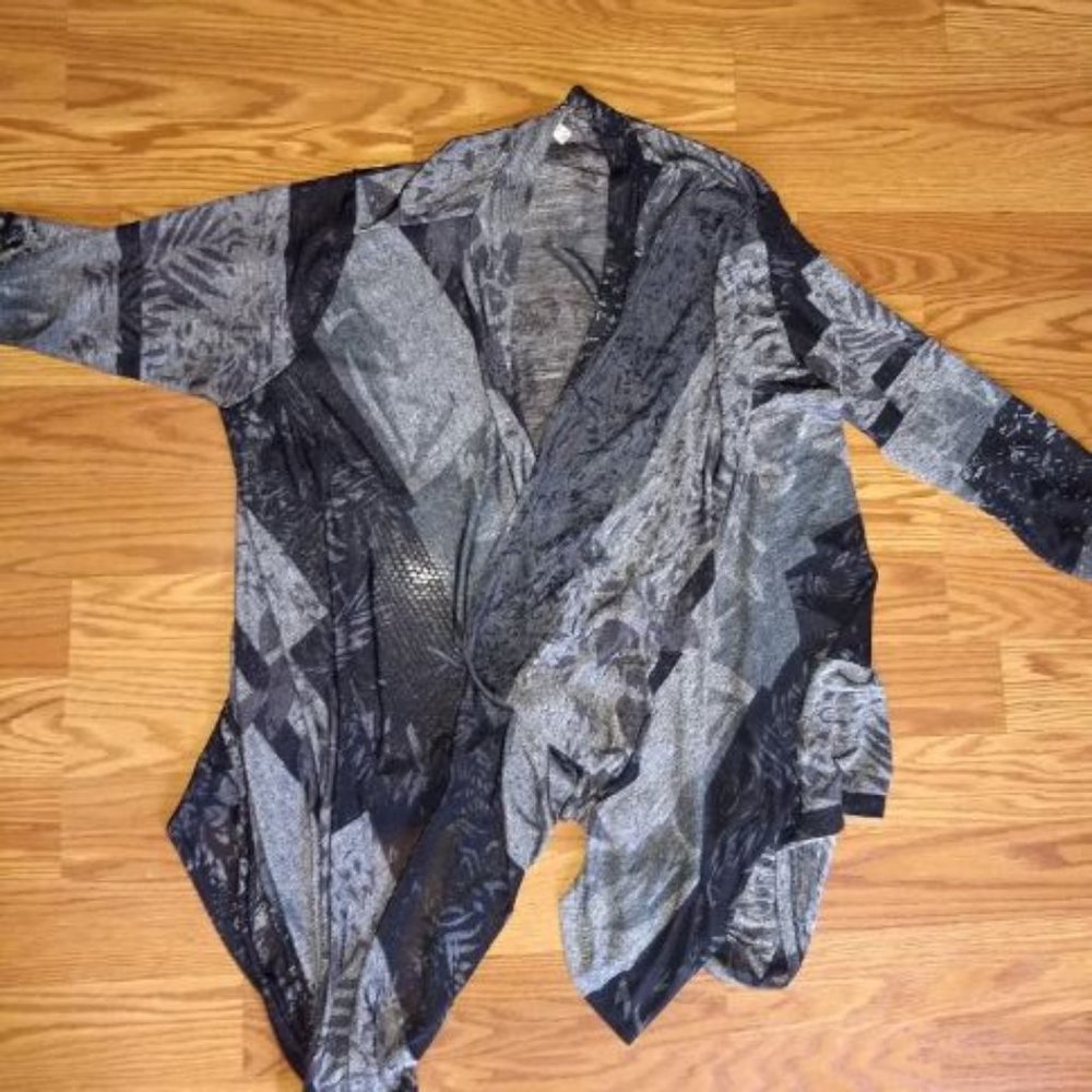 Dark Gray Kimono/Cardigan